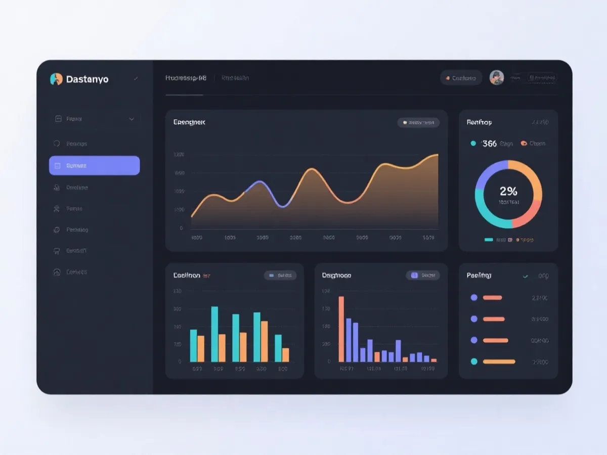 数据面板示意图